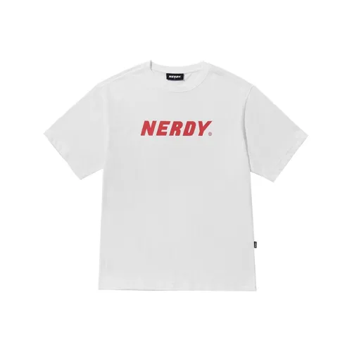 Nerdy Красная Унисекс Футболка