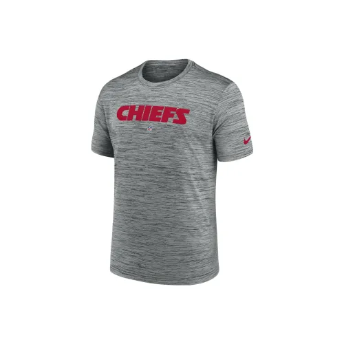 nike Dri Fit Sideline Velocity NFL KANSAS CITY Chiefs Футболка Мужская Серого цвета