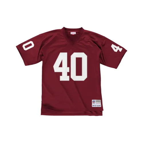 Mitchell Ness Red Men's T-Shirts Mitchell Ness Красные Мужские Футболки