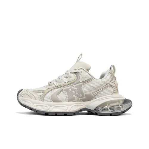 NFL Ultra S TP Global NFC Низкий Топ Толстая Подошва Кроссовки Унисекс Бежевый