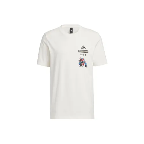 Adidas T-Shirt Мужская Розовая Белая