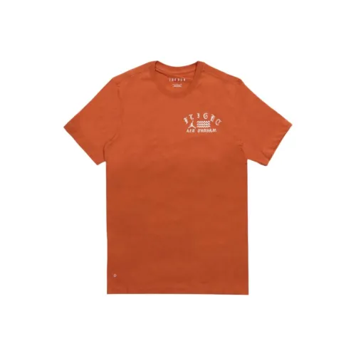 JORDAN Orange Unisex T-Shirts Джордан Оранжевые Унисекс Футболки