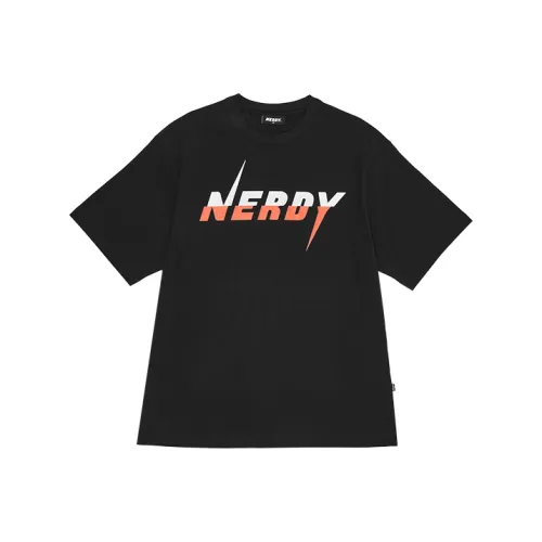 NERDY Прямой крой T-рубашка Унисекс Черный
