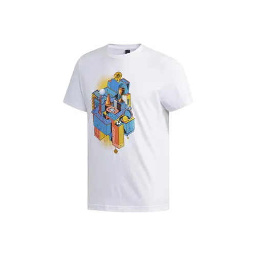 Adidas Белая Мужская Футболка