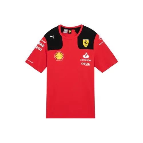 PUMA Scuderia Ferrari Race Красный Унисекс Футболка