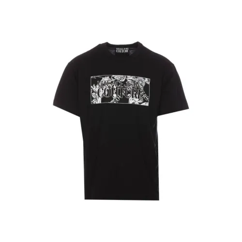 VERSACE JEANS COUTURE FW23 T-Shirt Мужской Черный