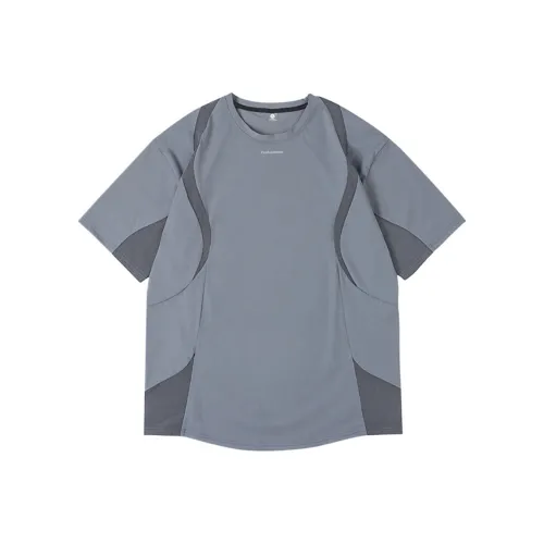 ENSHADOWER Серо-фиолетовая унисекс футболка