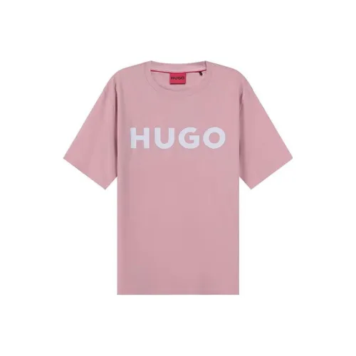 Hugo Boss Пыльно-розовые Мужские T-рубашки
