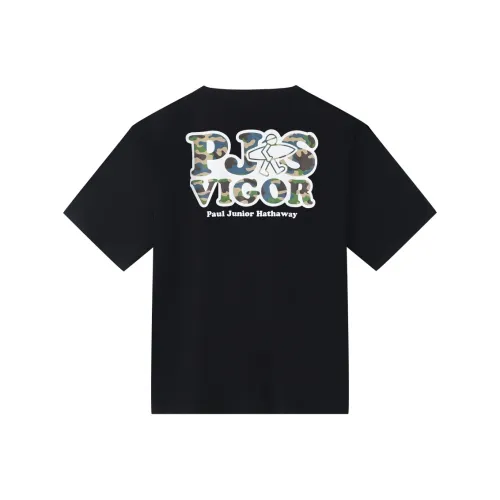 PJ's Vigor Черная Унисекс Футболка