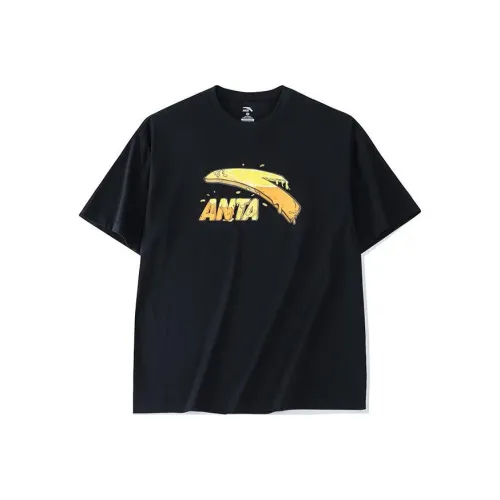 Anta Life Collection Черная Унисекс Футболка