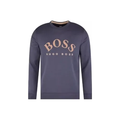 Hugo Boss Фиолетовые Мужские T-рубашки