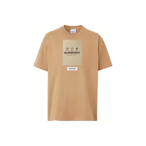 Burberry Рукав с оборванным плечом T-рубашка Мужская Коричневая