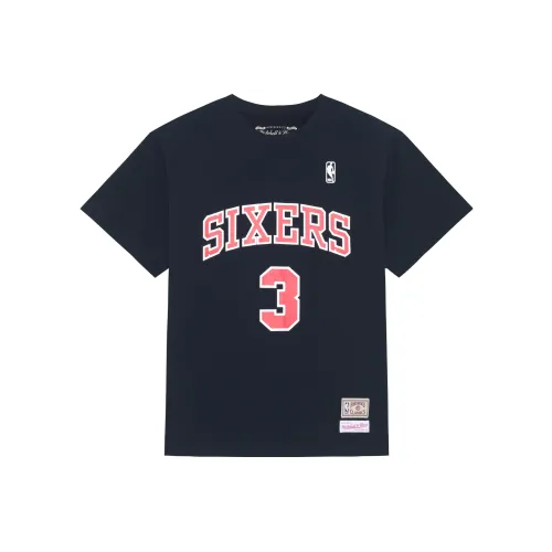 MITCHELL NESS T-Shirt Унисекс Черный