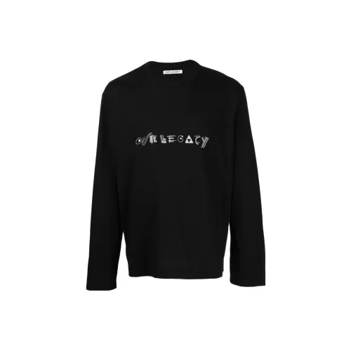 OUR LEGACY Мужские черные футболки