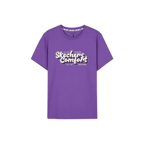 Skechers Sports Alliance Series T-Shirt Унисекс Малиновый Фиолетовый