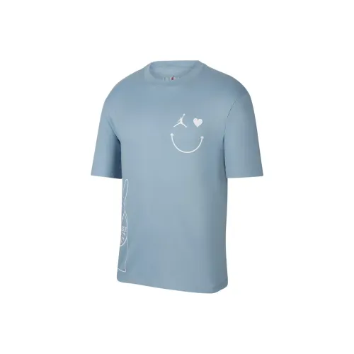 JORDAN Синий Мужской T-Рубашки