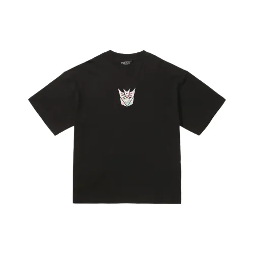 Mishkanyc x Трансформеры Прямой крой T-рубашка Унисекс Черный