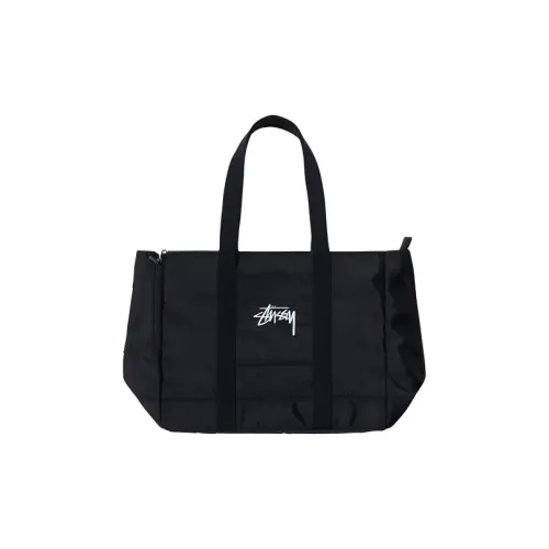 Stussy Полиэстер Тоут Сумка Сумка для покупок Сумка Обычная Унисекс Черная