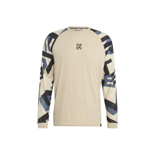 Adidas Five Ten Trailx ДОЛГИЙ РУКАВ ТОП Т Рубашка Мужская Бежевая