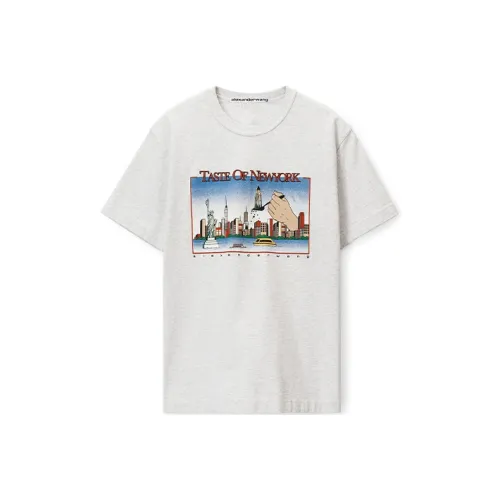 Alexander Wang Белая Мужская T-рубашка