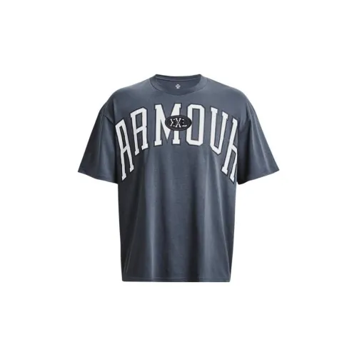 Under Armour Рукав с оборванным плечом T-рубашка мужская серая