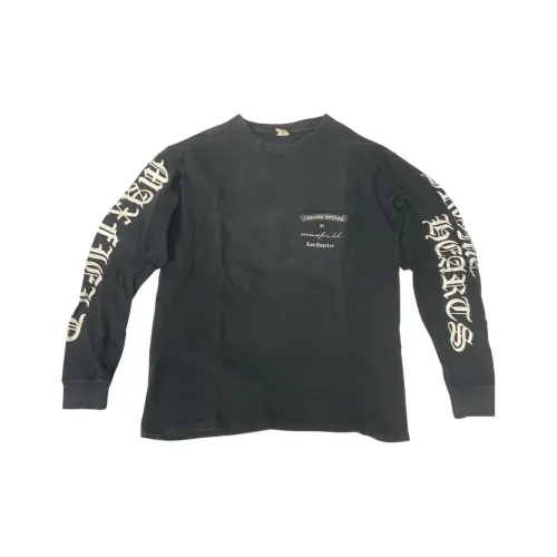 Chrome Hearts Мужские черные футболки
