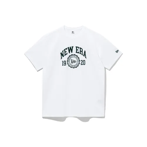 New Era Белый Унисекс Футболка