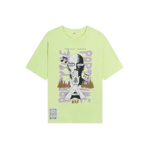 Т-рубашка с подкладкой унисекс бабочка зеленый и розовый