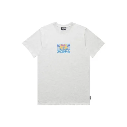 Мороженое Серый Унисекс Футболка