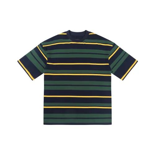 ALL IN T Рубашка Унисекс Желтый Зеленый Бирюзовый