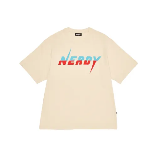Nerdy Бежевые Унисекс Футболки