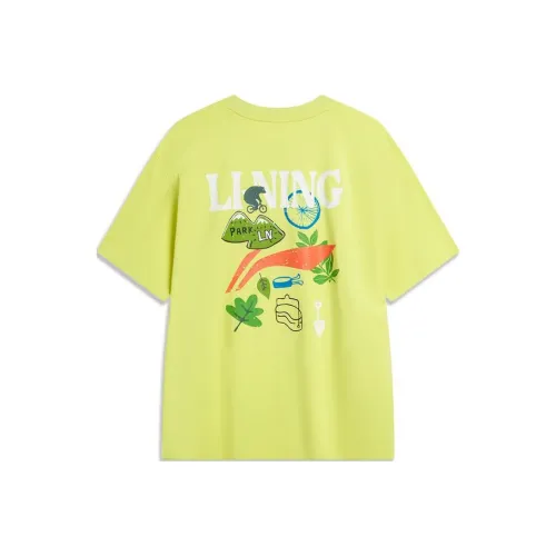 Т-рубашка с подкладкой унисекс желтый светлячок зеленый