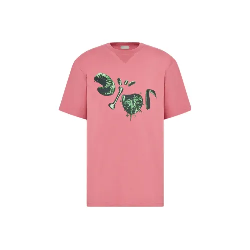 DIOR x Travis Scott Travis Scott T-Shirt Мужской Розовый