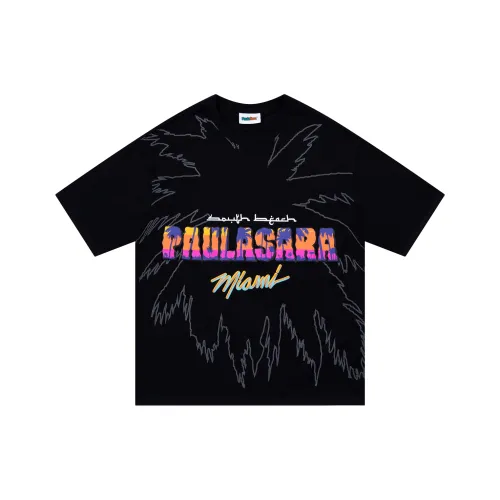 PAULASARA Короткий рукав T-рубашки унисекс черный