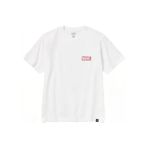 UNIQLO Белая унисекс футболка