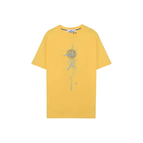 STONE ISLAND Рубашка Мужская Желтая