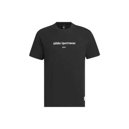 Adidas LOUNGE Черная мужская футболка с коротким рукавом