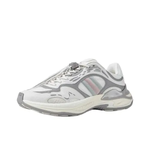 GUCCI 2,0 Low Топ Повседневная обувь Мужская Серый Белый