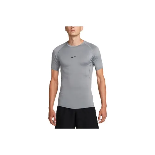 Nike Dri Fit Дымчатый Серый Мужские T-Рубашки
