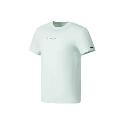 LINING Li Ning Running Collection Т-рубашка Мужская Светло-Синяя Bowl