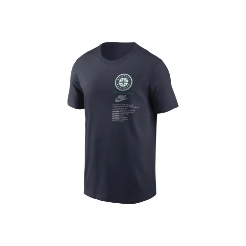 Nike Морской Синий Мужская Футболка