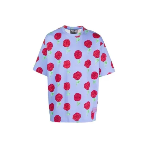 VERSACE JEANS COUTURE SS23 T-Shirt Мужской Фиолетовый