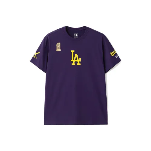 New Era Фиолетовый Унисекс Футболка