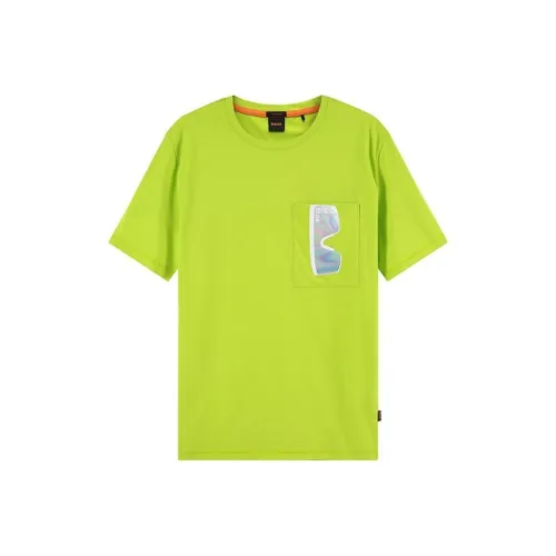 Hugo Boss Зеленые Мужские T-рубашки