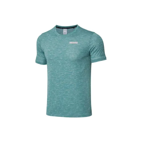 LINING Running Collection Серый Aqua Синий Мужская T-Рубашка