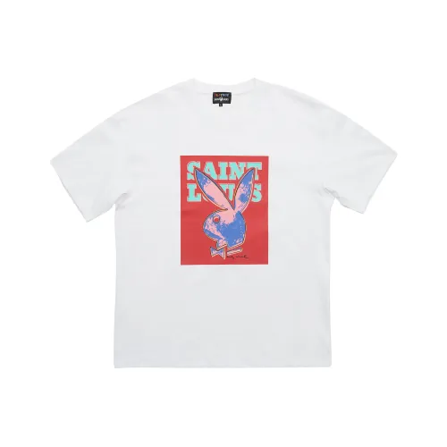 SSSAINT LOUIS Белая Унисекс Футболка