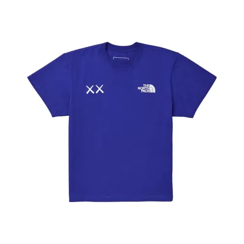 The North Face x KAWS совместная футболка мужская синяя