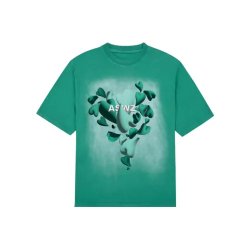 ASWZ Зеленая Унисекс Футболка