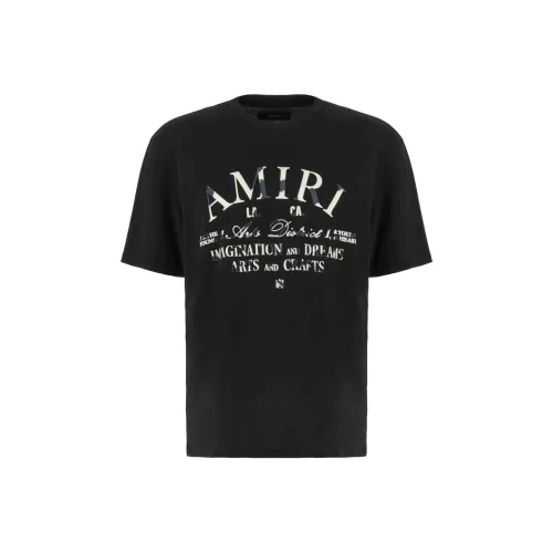 AMIRI Мужские черные футболки