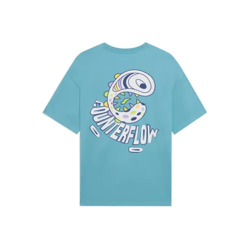 LINING CF Tracing Sports Lifestyle Collection Футболка Унисекс Синяя